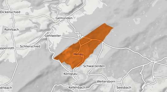 Mietspiegelkarte Henau Hunsrueck