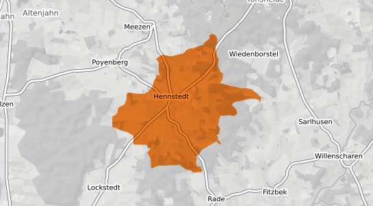 Mietspiegelkarte Hennstedt Dittmarschen
