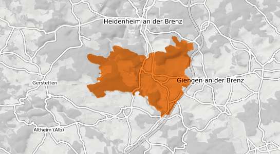 Mietspiegelkarte Herbrechtingen