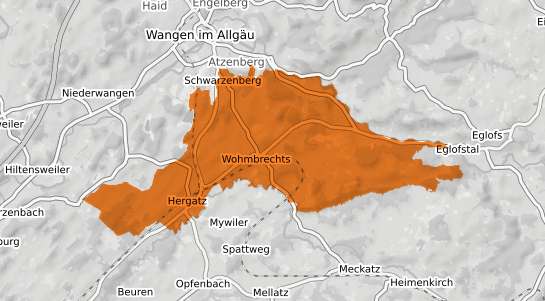 Mietspiegelkarte Hergatz