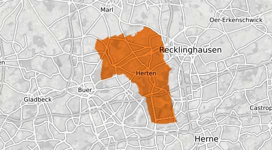Mietspiegelkarte Herten Westfalen