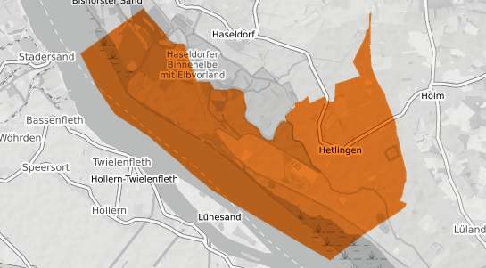 Mietspiegelkarte Hetlingen
