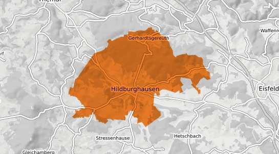 Mietspiegelkarte Hildburghausen