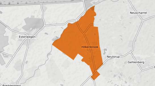 Mietspiegelkarte Hilkenbrook