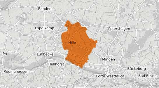 Mietspiegelkarte Hille