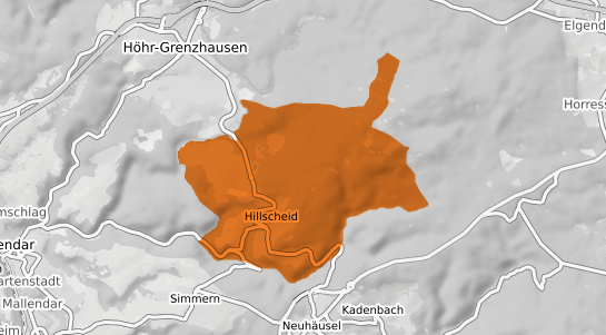 Mietspiegelkarte Hillscheid Westerwald