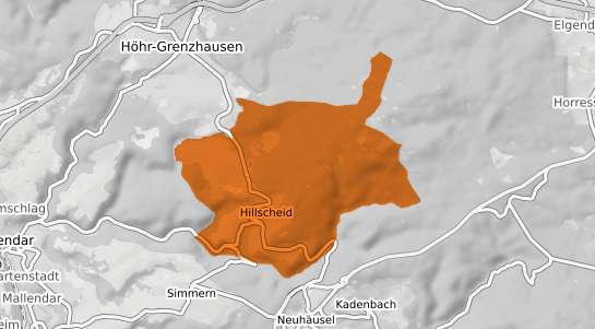 Mietspiegelkarte Hillscheid Westerwald