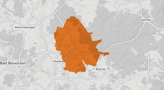 Mietspiegelkarte Himbergen Goehrde