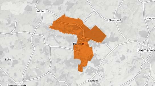 Mietspiegelkarte Hipstedt