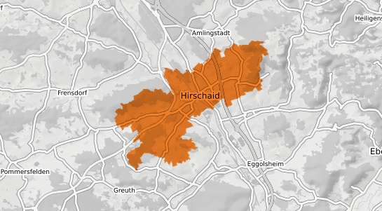 Mietspiegelkarte Hirschaid