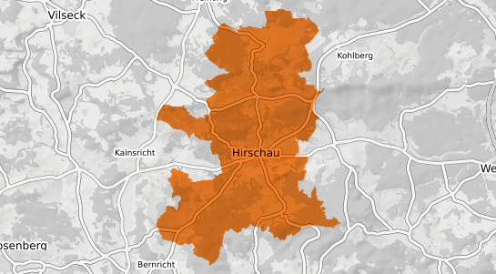 Mietspiegelkarte Hirschau Oberpfalz