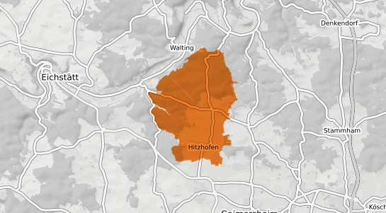 Mietspiegelkarte Hitzhofen