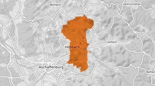 Mietspiegelkarte H&ouml;sbach