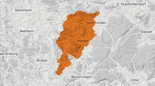 Mietspiegelkarte H&ouml;xter