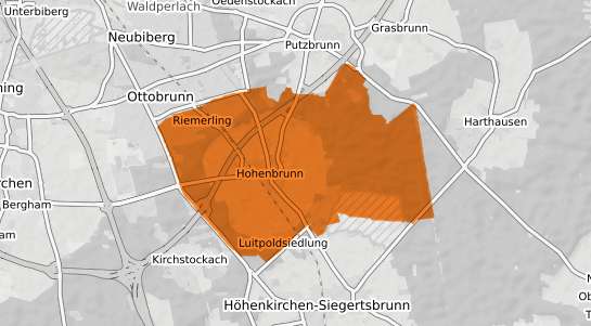 Mietspiegelkarte Hohenbrunn