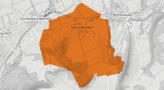 Mietspiegelkarte Hohengandern