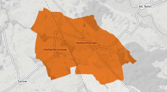 Mietspiegelkarte Hohenmocker