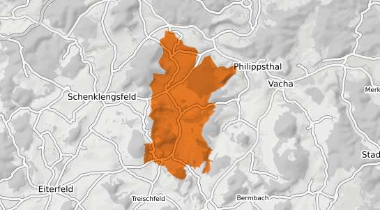 Mietspiegelkarte Hohenroda Hessen