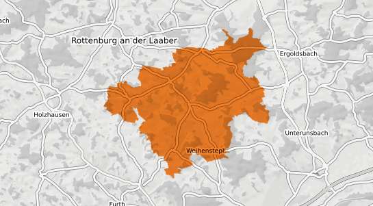 Mietspiegelkarte Hohenthann b. Landshut, Isar