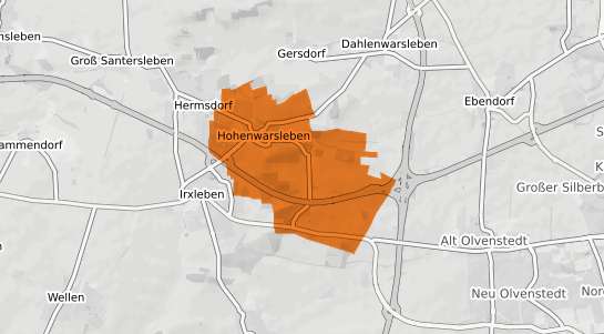 Mietspiegelkarte Hohenwarsleben