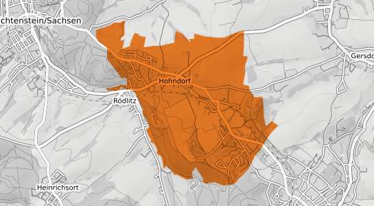 Mietspiegelkarte Hohndorf b. Zschopau
