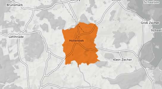 Mietspiegelkarte Hollenbek Kr. Herzogtum Lauenburg