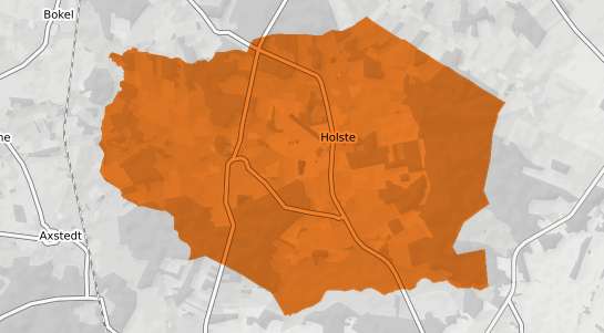 Mietspiegelkarte Holste