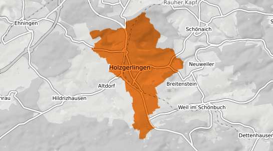 Mietspiegelkarte Holzgerlingen