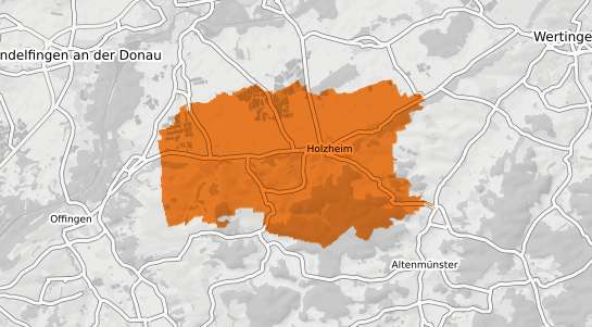 Mietspiegelkarte Holzheim Kr. Dillingen a.d. Donau