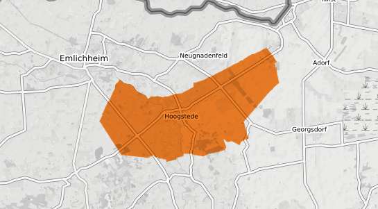 Mietspiegelkarte Hoogstede