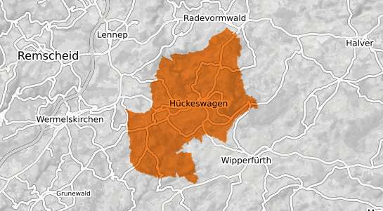 Mietspiegelkarte H&uuml;ckeswagen