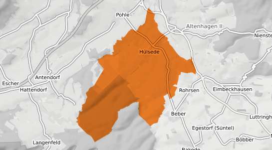 Mietspiegelkarte H&uuml;lsede
