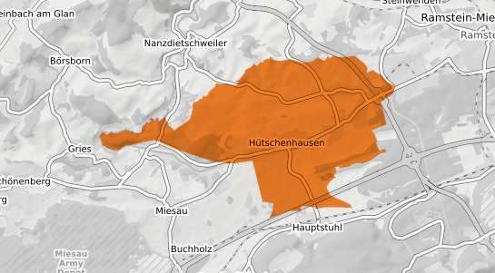 Mietspiegelkarte H&uuml;tschenhausen