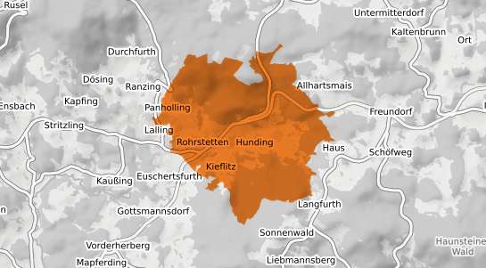 Mietspiegelkarte Hunding