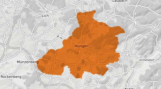 Mietspiegelkarte Hungen