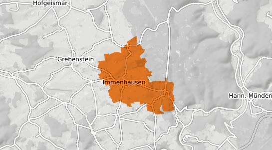 Mietspiegelkarte Immenhausen Hessen
