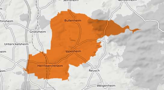 Mietspiegelkarte Ippesheim Mittelfranken