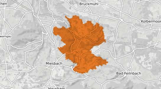 Mietspiegelkarte Irschenberg