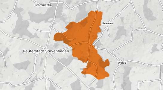 Mietspiegelkarte Ivenack