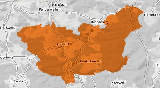 Mietspiegelkarte Jagstzell