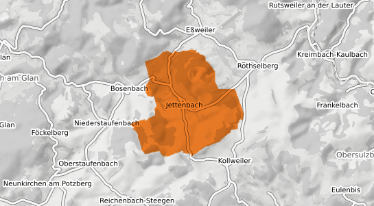 Mietspiegelkarte Jettenbach Pfalz