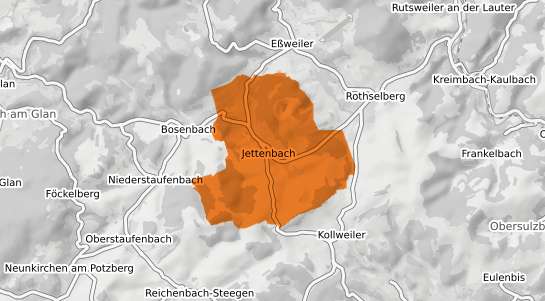 Mietspiegelkarte Jettenbach Pfalz