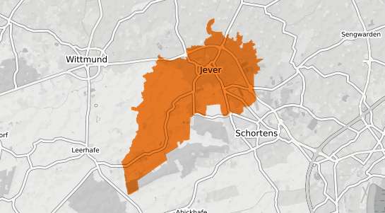 Mietspiegelkarte Jever