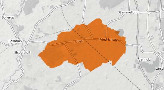 Mietspiegelkarte Juebek