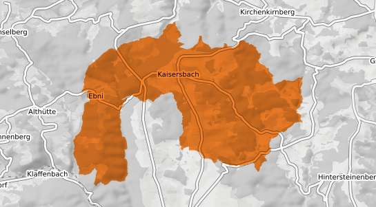 Mietspiegelkarte Kaisersbach im Welzheimer Wald