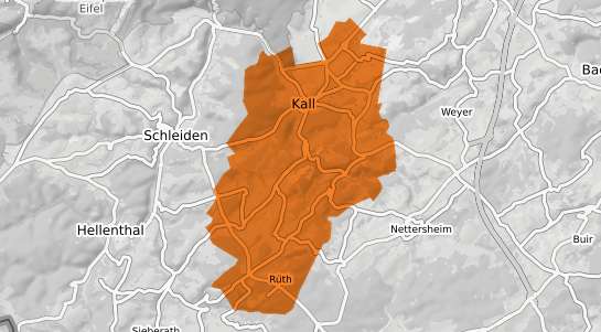 Mietspiegelkarte Kall
