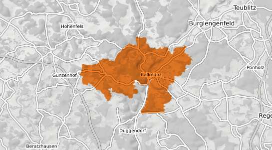 Mietspiegelkarte Kallm&uuml;nz