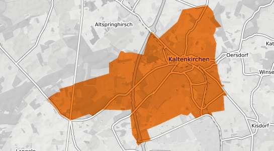 Mietspiegelkarte Kaltenkirchen Holstein