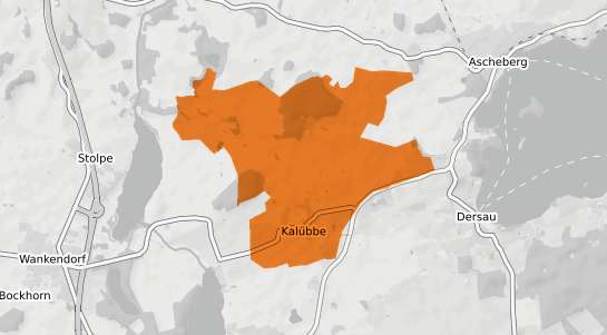 Mietspiegelkarte Kaluebbe Holstein