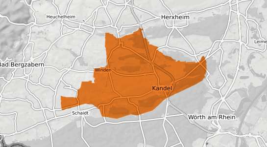 Mietspiegelkarte Kandel Pfalz